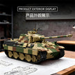 TK8002 1:8 Panther Tank Building Blocks, 1675 PCS WW2 Military Tank Model Kit, Adult Collectible Bricks Gift