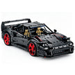 MOC-273570 Black Ferrarl F40 1:8 Scale Building Block Car | 3223 Pieces Ultimate Sports Car Model Kit