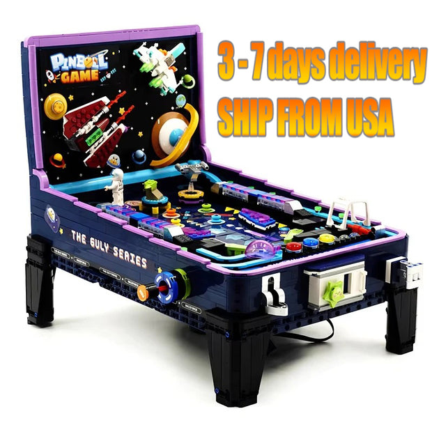 Arcade pinball machine Building Blocks Remote Control Toy 2309pcs
