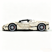 MOC-194680 1:8 Sports Car Ferrari LaFerrari Building Block Set 3636pcs Collectible Model Kit with Custom Wheels