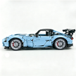 MOC-73939 1:8 Sports Car AMG GT R Black Series Building Block Set 2456 pcs Collectible Model Kit with Custom Wheels
