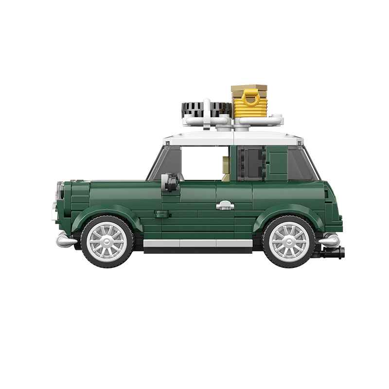 Retro MINI travel building block car 340pcs
