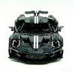 TGL-T5042 1:8 Sports Car Ford GT Custom Electroplated Black Building Block Set 3056pcs Adult Collector Collectible Model Kit