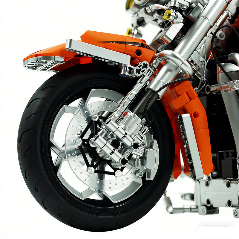 Orange Flame Heavy-Duty Bike 2392pcs