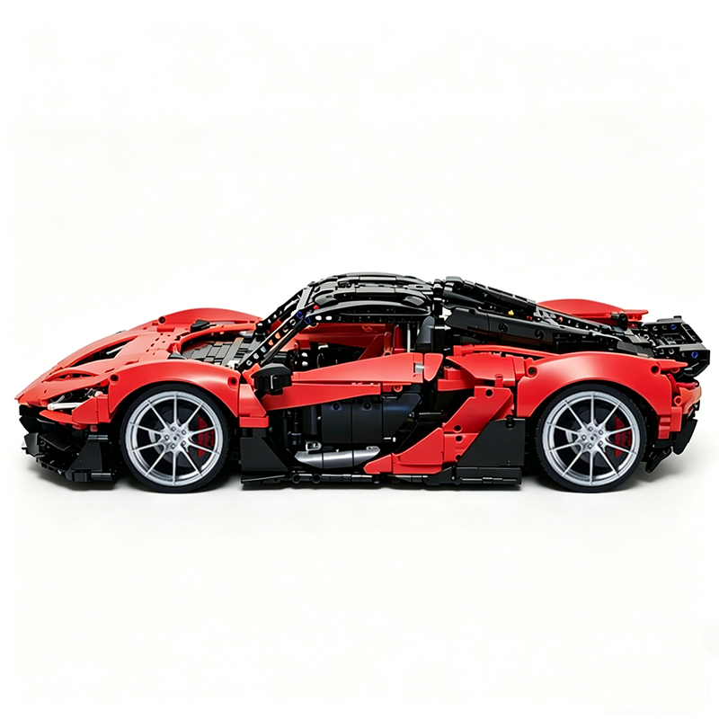 MOC-222472 1:8 Sports Car McLaren W1 Building Block Set 3442pcs Collectible Model Kit with Custom Wheels