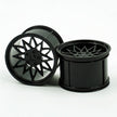 GULY 2# Wheel Rims, 6.6cm OD 4.4cm Width, 1:8 Scale Building Block Rims, Compatible with Technic 42115 42083 Car Model, MOC Replacement Parts, 5 Colors Available, Rims Only or Rims with Tires Option