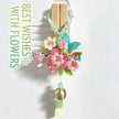 Flower Wishes-Peach Blossom Wind Chime Building Blocks Display-worthy blocks