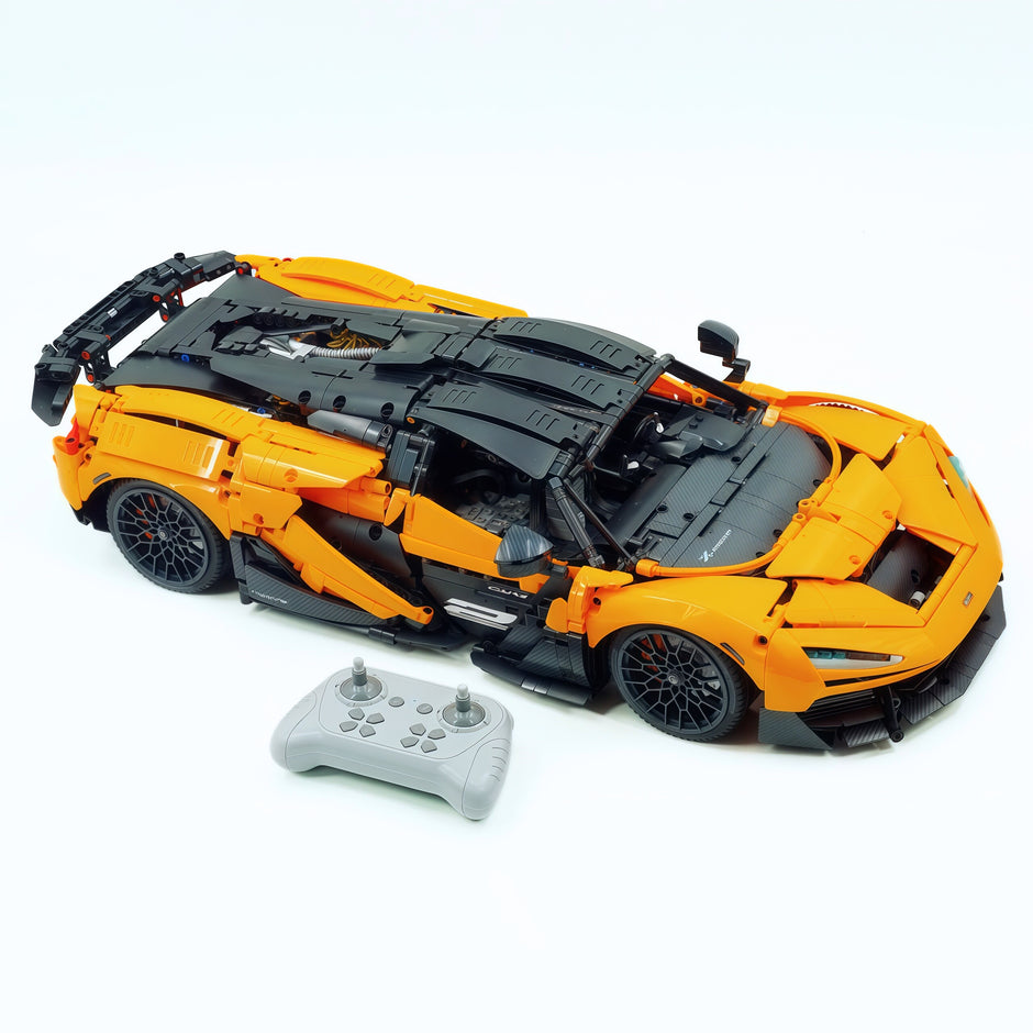 GULY-10650 1:8 Sports Car McLaren W1 Building Block Set 3466pcs Adult Collector Collectible Model Kit