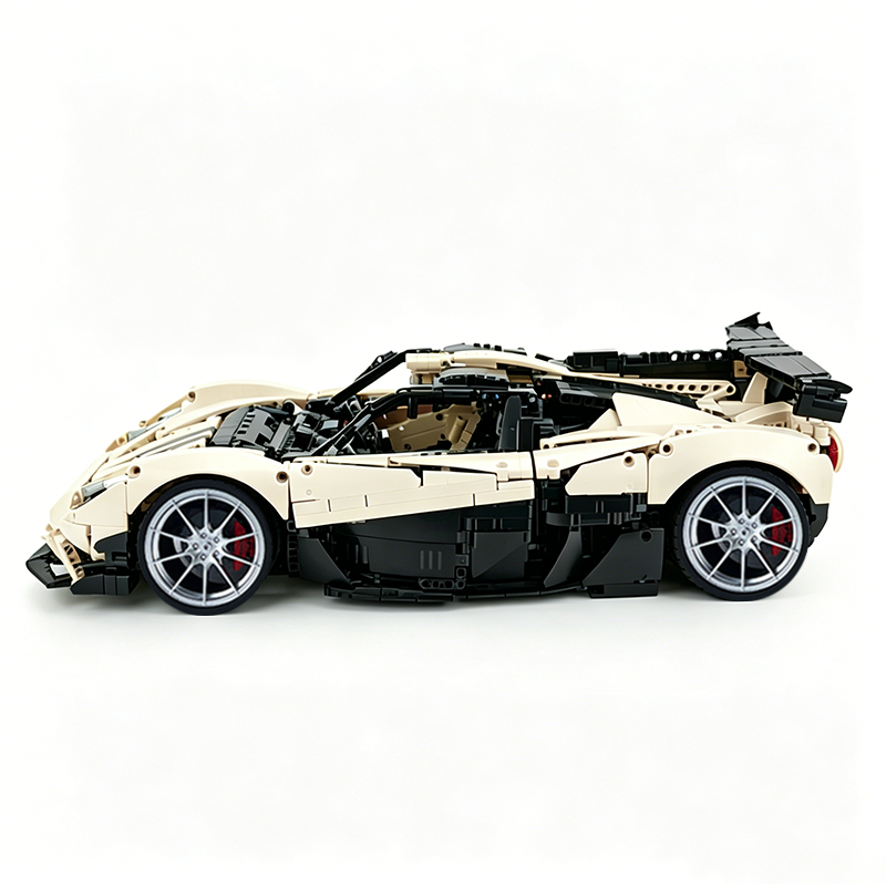 MOC-215951 1:8 Sports Car Gordon Murray Automotive T.50s Building Block Set 3427pcs Collectible Model Kit with Custom Wheels
