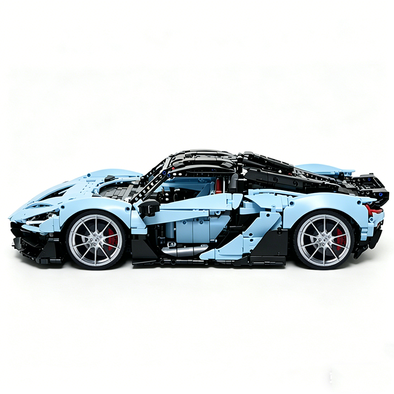 MOC-222472 1:8 Sports Car McLaren W1 Building Block Set 3442pcs Collectible Model Kit with Custom Wheels