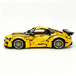 MOC-165802 1:8 Sports Car Ford Mustang Shelby GT500 Concept Building Block Set 3152pcs Collectible Model Kit with Custom Wheels