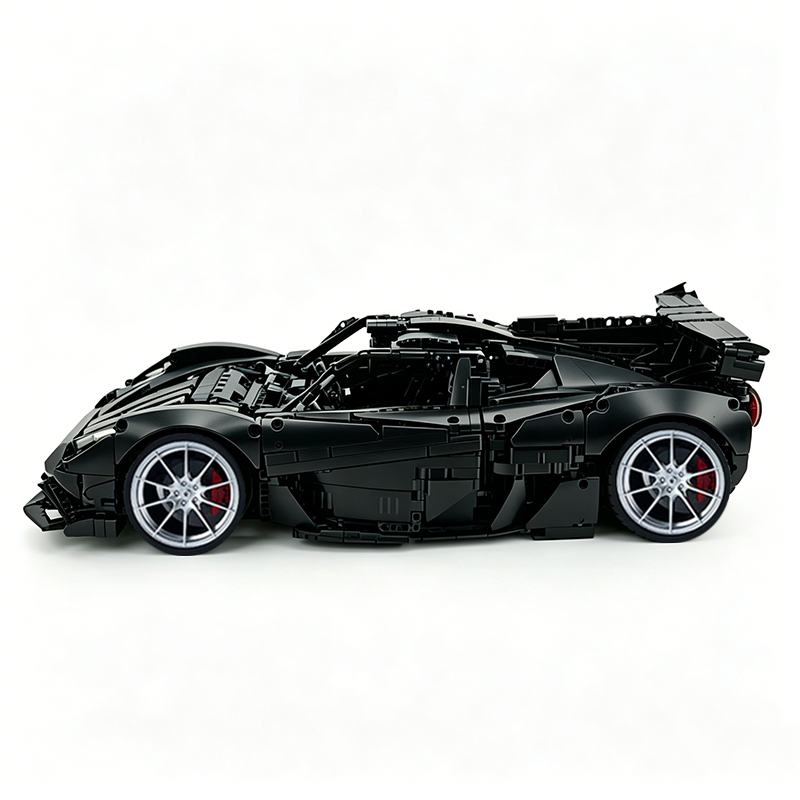 MOC-215951 1:8 Sports Car Gordon Murray Automotive T.50s Building Block Set 3427pcs Collectible Model Kit with Custom Wheels