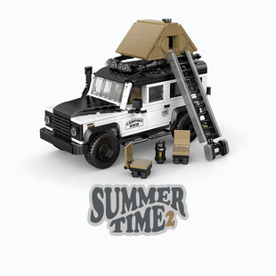 Land Rover Defender Camper Truck Blocks 676pcs