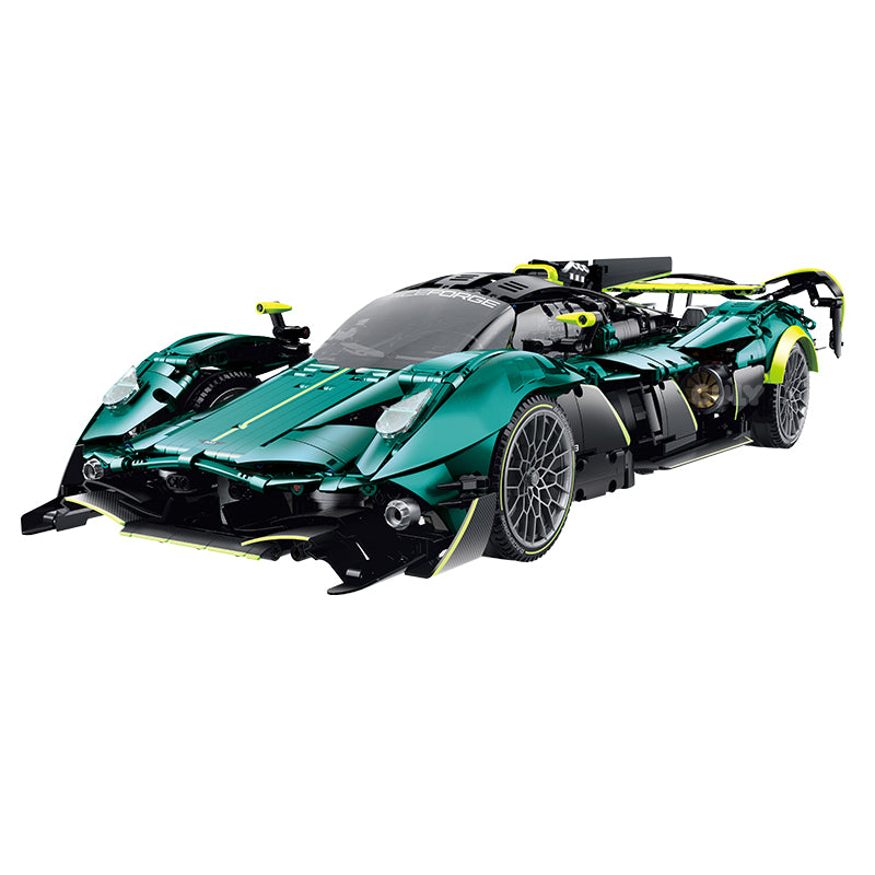 GULY-10658 1:8 Sports Car Aston Martin Valkyrie Building Block Set 3328pcs Adult Collector Collectible Model Kit
