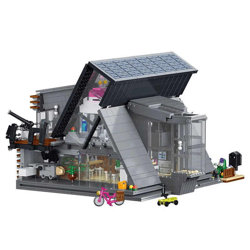The Lambda House Architecture Building Block Model 3831pcs