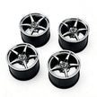 MOC Building Block 6# Wheel Rims 6.5cm Outer Diameter 4.4cm Width, 1:8 Scale Technic Car Replacement Parts Compatible with 42115 42083, 6 Colors, Rims Only or Rims + Tires Combo