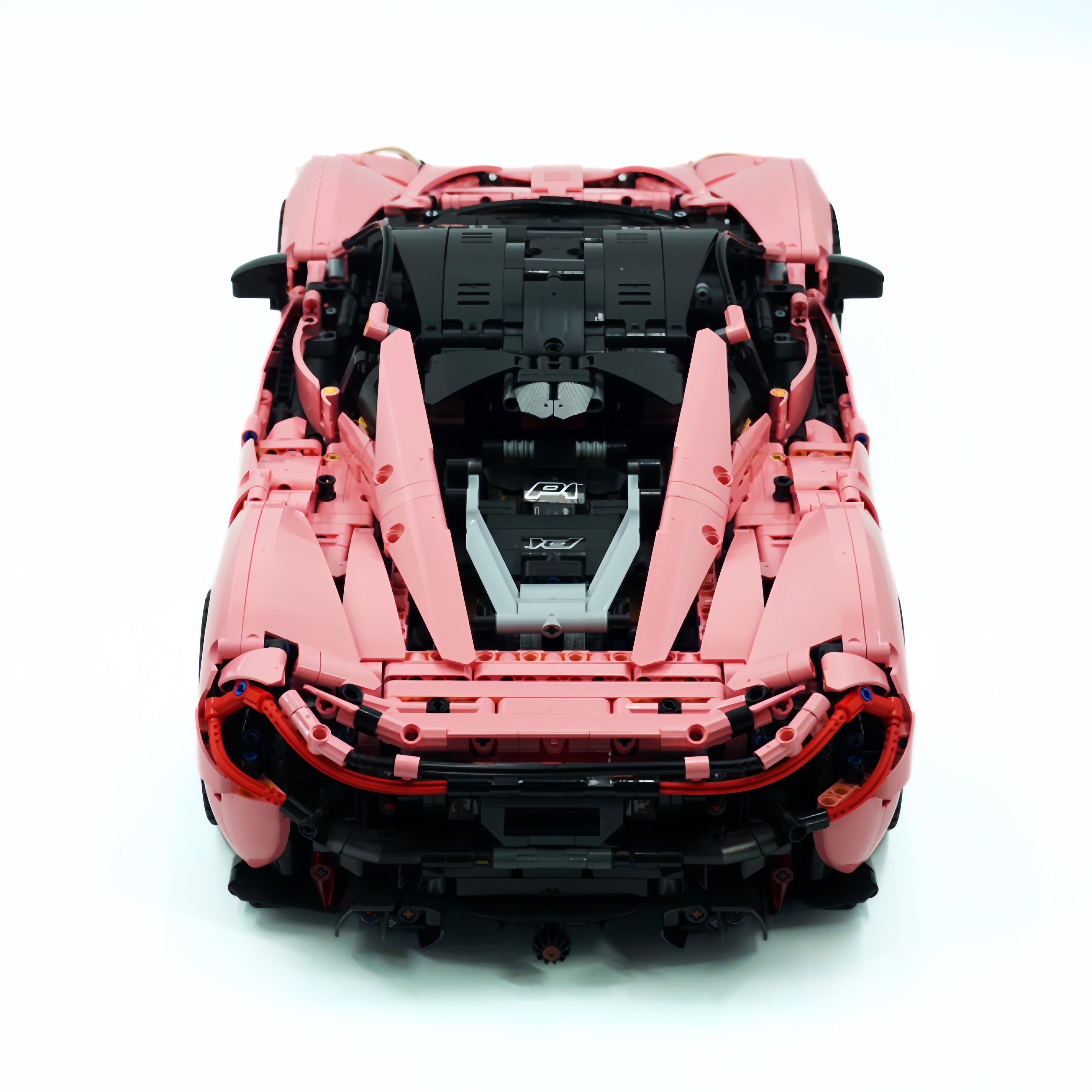 TGL-42172 1:8 Sports Car McLaren P1 Custom Pink Building Block Set 3895pcs Adult Collector Collectible Model Kit
