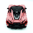 TGL-42172 1:8 Sports Car McLaren P1 Custom Pink Building Block Set 3895pcs Adult Collector Collectible Model Kit