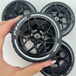 4PCS Wheels CADA Crafted Wheel Hub Accessories Wheel Compatible Scale 1:8 Car