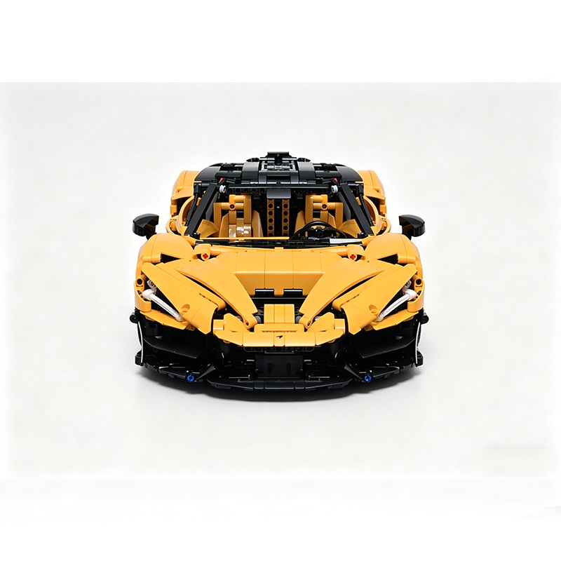 MOC-222472 1:8 Sports Car McLaren W1 Building Block Set 3442pcs Collectible Model Kit with Custom Wheels