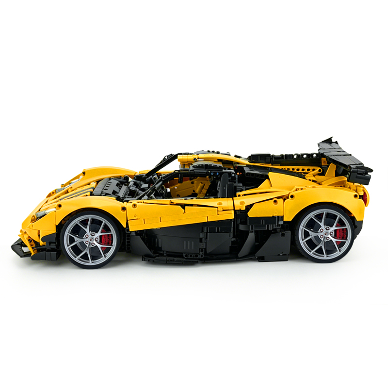 MOC-215951 1:8 Sports Car Gordon Murray Automotive T.50s Building Block Set 3427pcs Collectible Model Kit with Custom Wheels