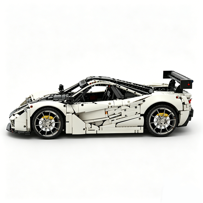 MOC-202525 1:8 Sports Car McLaren F1 GTR Concept Building Block Set 3473pcs Collectible Model Kit with Custom Wheels