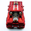 GULY-10637 1:8 Sports Car Dodge Challenger Custom Red Building Block Set 3751pcs Adult Collector Collectible Model Kit