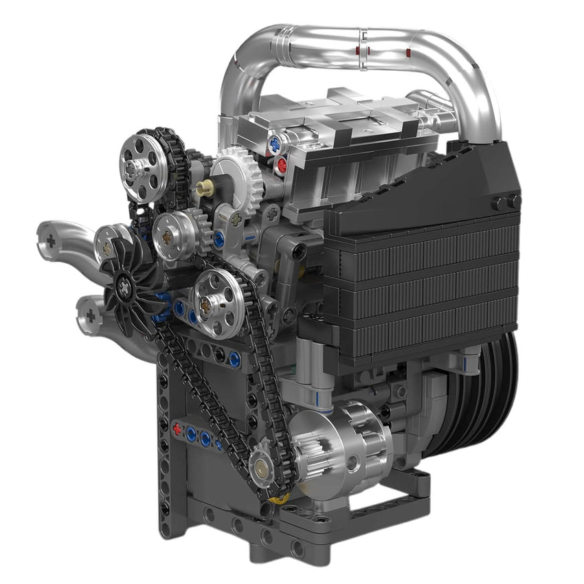 Motorised Swedish 2025 Hypercar Engine 738pcs