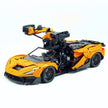 GULY-10650 1:8 Sports Car McLaren W1 Building Block Set 3466pcs Adult Collector Collectible Model Kit