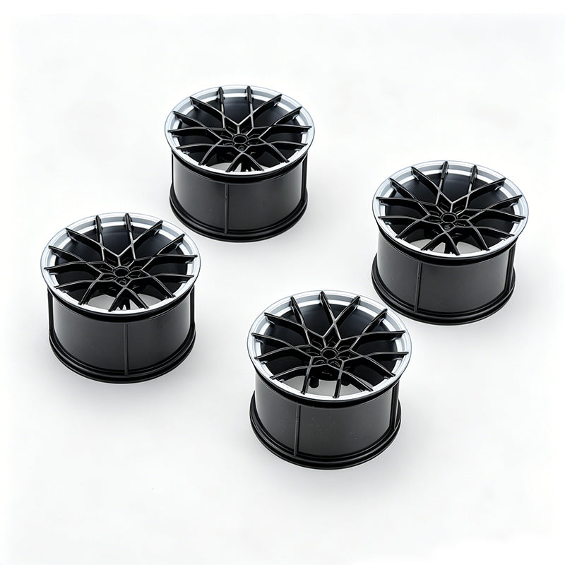 GL05 1:8 Building Block Wheel Rims 6.6×4.4cm, Compatible with Technic 42115 42083, 6 Color Options, MOC Supercar Model Mod Accessories