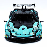 Custom-made Blue Sports Car 4100pcs