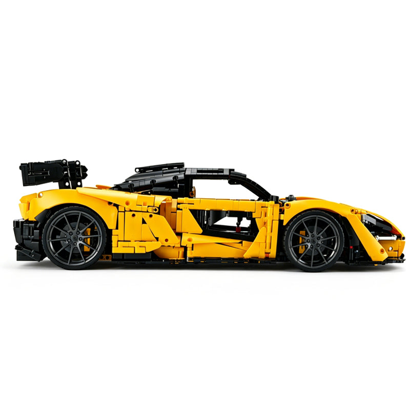 1:8 Scale McLaren Senna-Inspired Supercar MOC Building Blocks Set, 3703-Piece Sports Car Model Kit