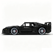 MOC-140404 1:8 Sports Car Ferrarі F40 Building Block Set 3603pcs Collectible Model Kit with Custom Wheels