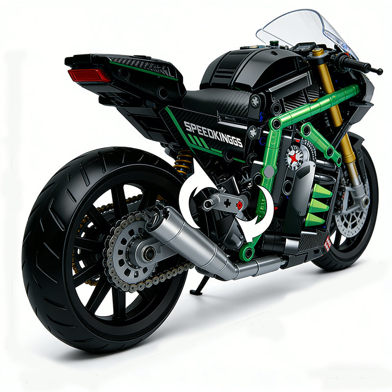 H2 Motorcycle Mechanical Building Blocks