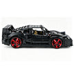 MOC-273570 Black Ferrarl F40 1:8 Scale Building Block Car | 3223 Pieces Ultimate Sports Car Model Kit