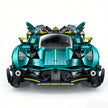 GULY-10658 1:8 Sports Car Aston Martin Valkyrie Building Block Set 3328pcs Adult Collector Collectible Model Kit