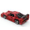 MOC-140404 1:8 Sports Car Ferrarі F40 Building Block Set 3603pcs Collectible Model Kit with Custom Wheels