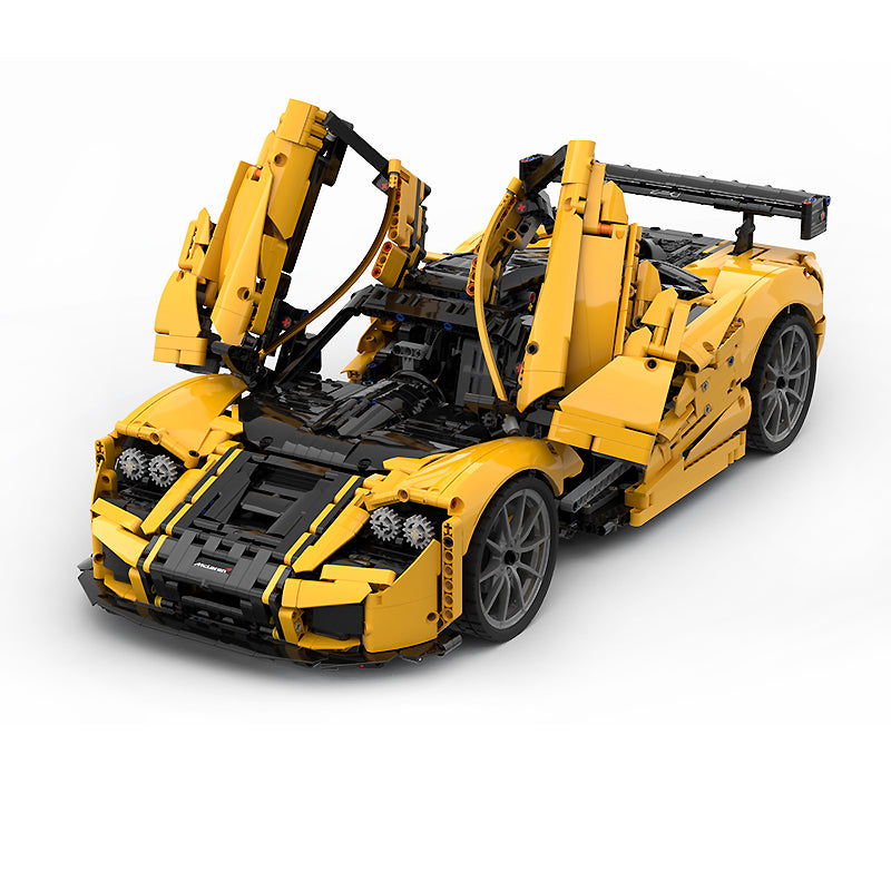MOC-202525 1:8 Sports Car McLaren F1 GTR Concept Building Block Set 3473pcs Collectible Model Kit with Custom Wheels