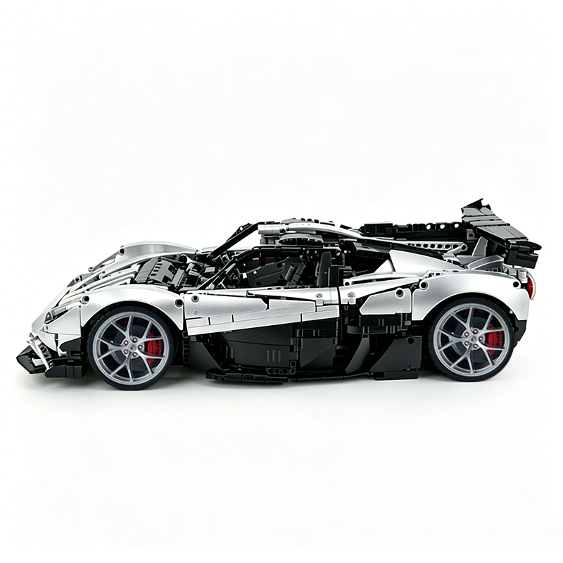 MOC-215951 1:8 Sports Car Gordon Murray Automotive T.50s Building Block Set 3427pcs Collectible Model Kit with Custom Wheels