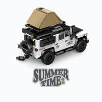 Land Rover Defender Camper Truck Blocks 676pcs