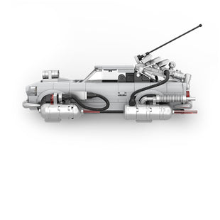 Silver Stream Flyer Hover Car Building Blocks 506pcs