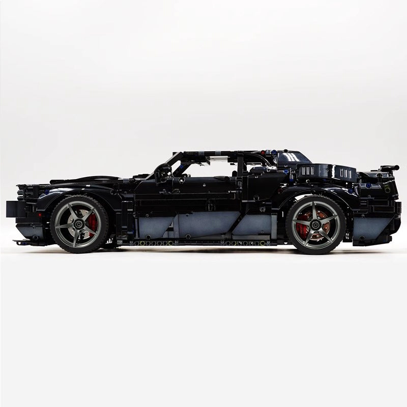 MOC-152910 1:8 Sports Car Dodge Challenger Concept Building Block Set 3121pcs Collectible Model Kit with Custom Wheels