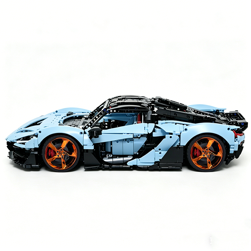 MOC-222472 1:8 Sports Car McLaren W1 Building Block Set 3442pcs Collectible Model Kit with Custom Wheels