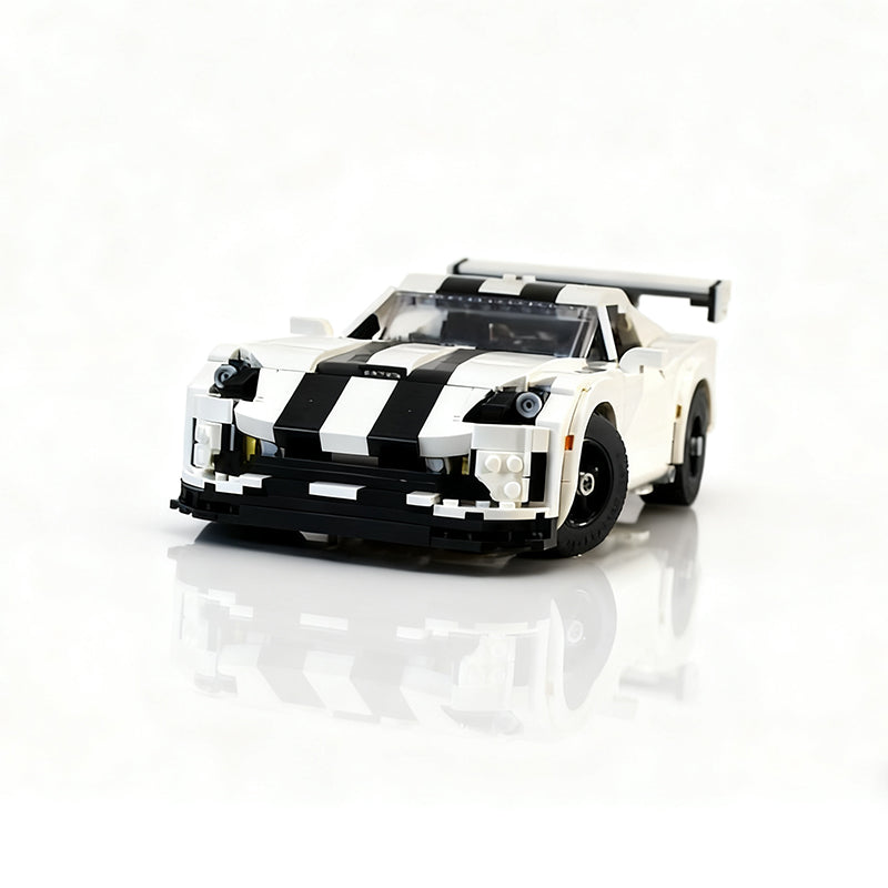 MOC 120125 Crafted White Technical 10 in 1 Super Sport Vehicle 10295 Blocks Bricks