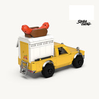 Sheep Boss Hot Dog Cart Building Blocks