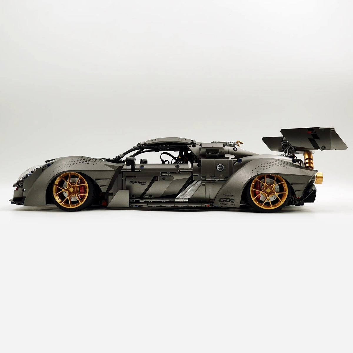 GULY 10629 Technic Supercar Building Blocks Set, 1:8 Scale Porsche 918 Wide‑Body Sports Car Model, 4306 Pcs DIY Assembly MOC Collectible Vehicle Kit for Adult Hobbyists