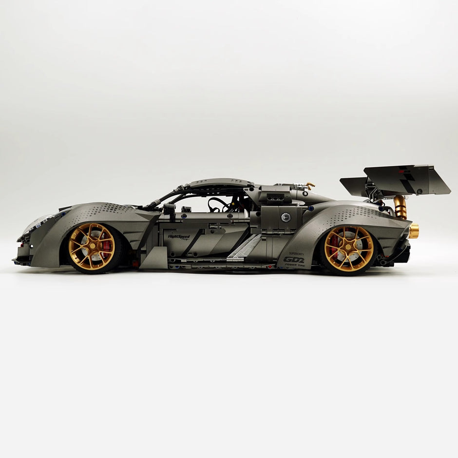 GULY 10629 Technic Supercar Building Blocks Set, 1:8 Scale Porsche 918 Wide‑Body Sports Car Model, 4306 Pcs DIY Assembly MOC Collectible Vehicle Kit for Adult Hobbyists