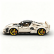 MOC-261024 1:8 Sports Car Ferrarl SC40 Building Block Set 2898pcs Collectible Model Kit with Custom Wheels