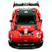 GULY-10647 1:8 Sports Car Aston Martin Vulcan Chrome Version Custom Red Building Block Set 3794pcs Adult Collector Collectible Model Kit