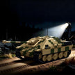 TK8005 1:8 Jagdpanther Tank Building Blocks, 1463 PCS WW2 Camouflage Tank Static Model, Adult Collectible Building Brick Gift